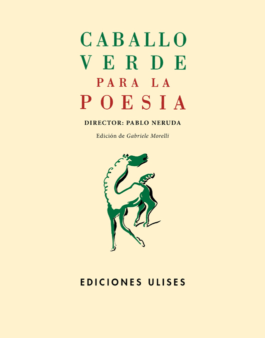 Caballo verde para la poesa: portada