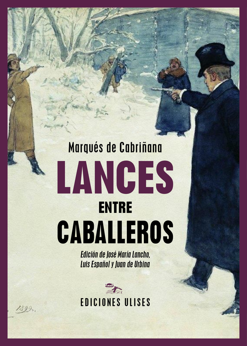 Lances entre caballeros: portada