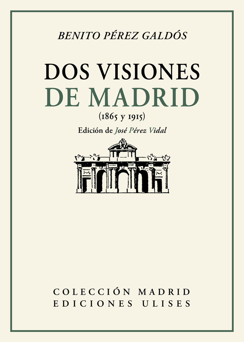 Dos visiones de Madrid: portada