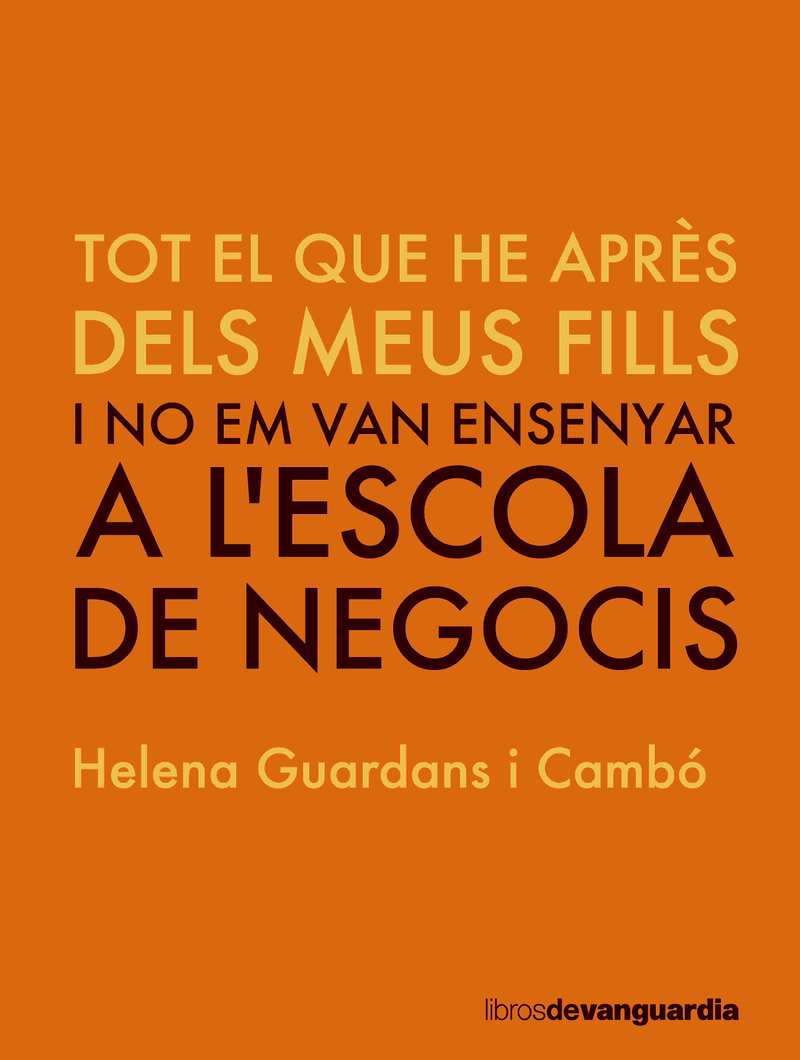 TOT ALLò QUE VAIG APRENDRE DELS MEUS FILLS: portada