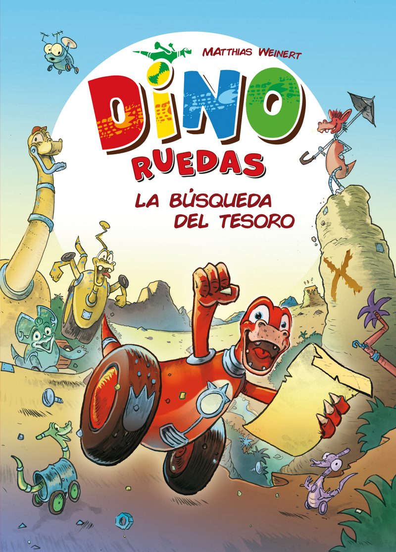 Dino Ruedas 1: La bsqueda del tesoro: portada