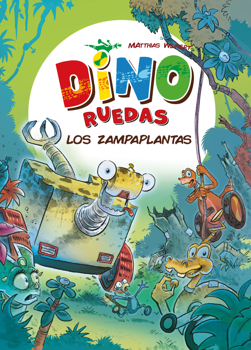 Dino Ruedas 3: Los zampaplantas: portada