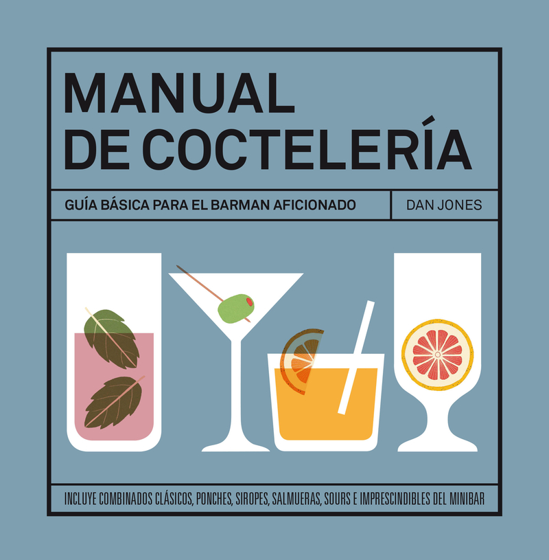 Manual de coctelería: portada