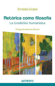 RETÓRICA COMO FILOSOFÍA: portada