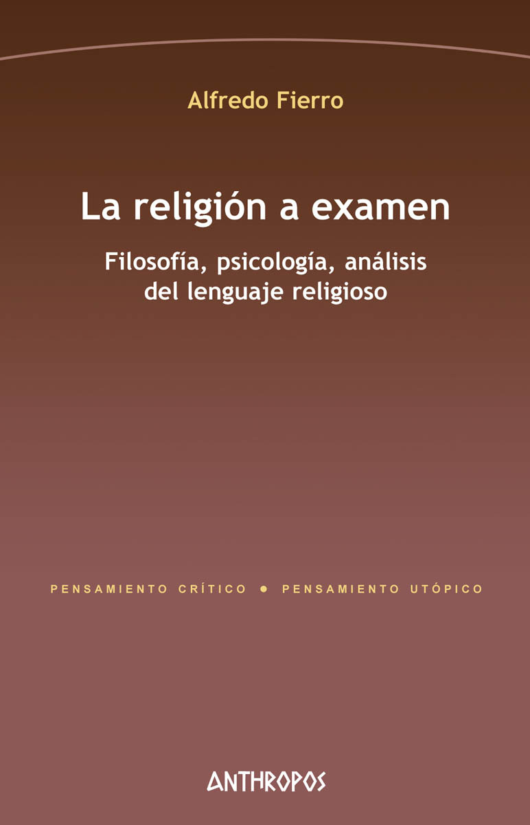 La religin a examen: portada