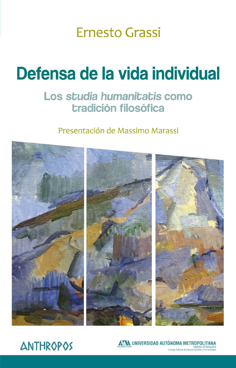 DEFENSA DE LA VIDA INDIVIDUAL: portada