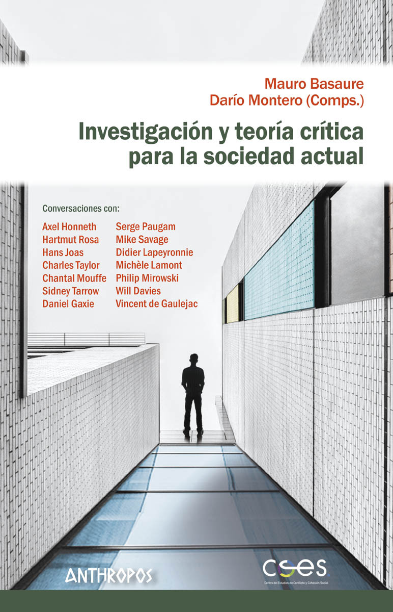 INVESTIGACIN Y TEORA CRTICA PARA LA SOCIEDAD ACTUAL: portada