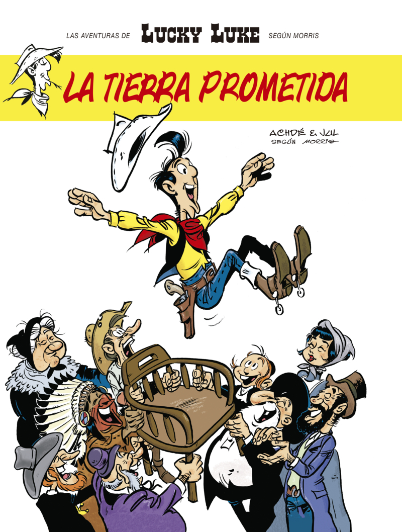 LUCKY LUKE LA TIERRA PROMETIDA: portada