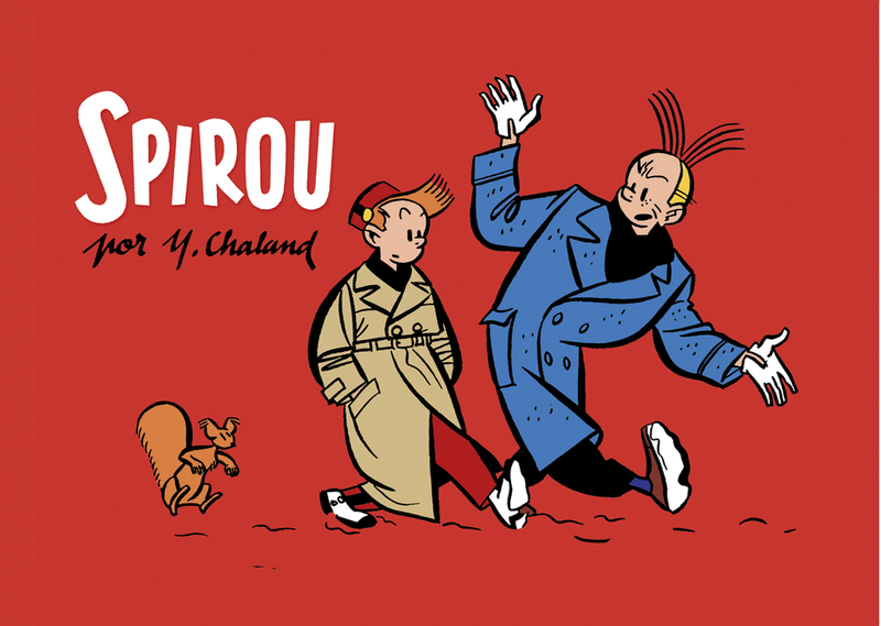 Spirou por Y. Chaland: portada