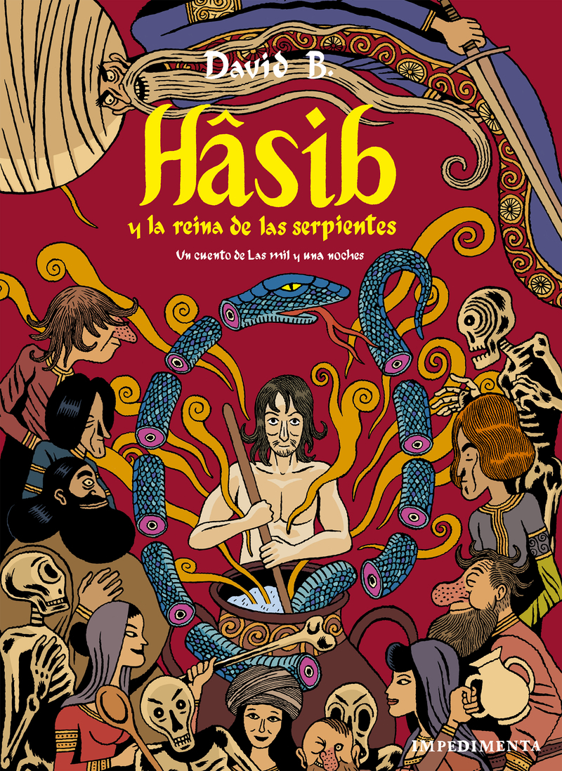 Hasib y la reina de las serpientes: portada