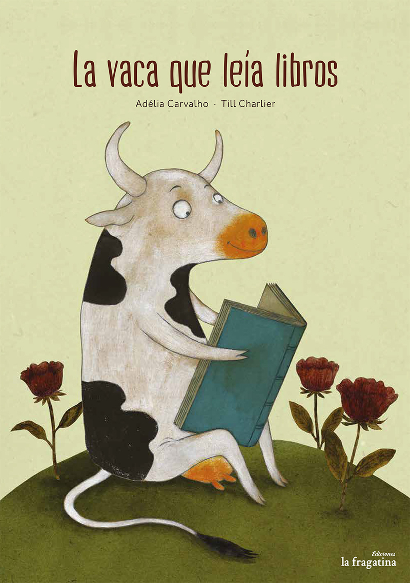 La vaca que lea libros: portada