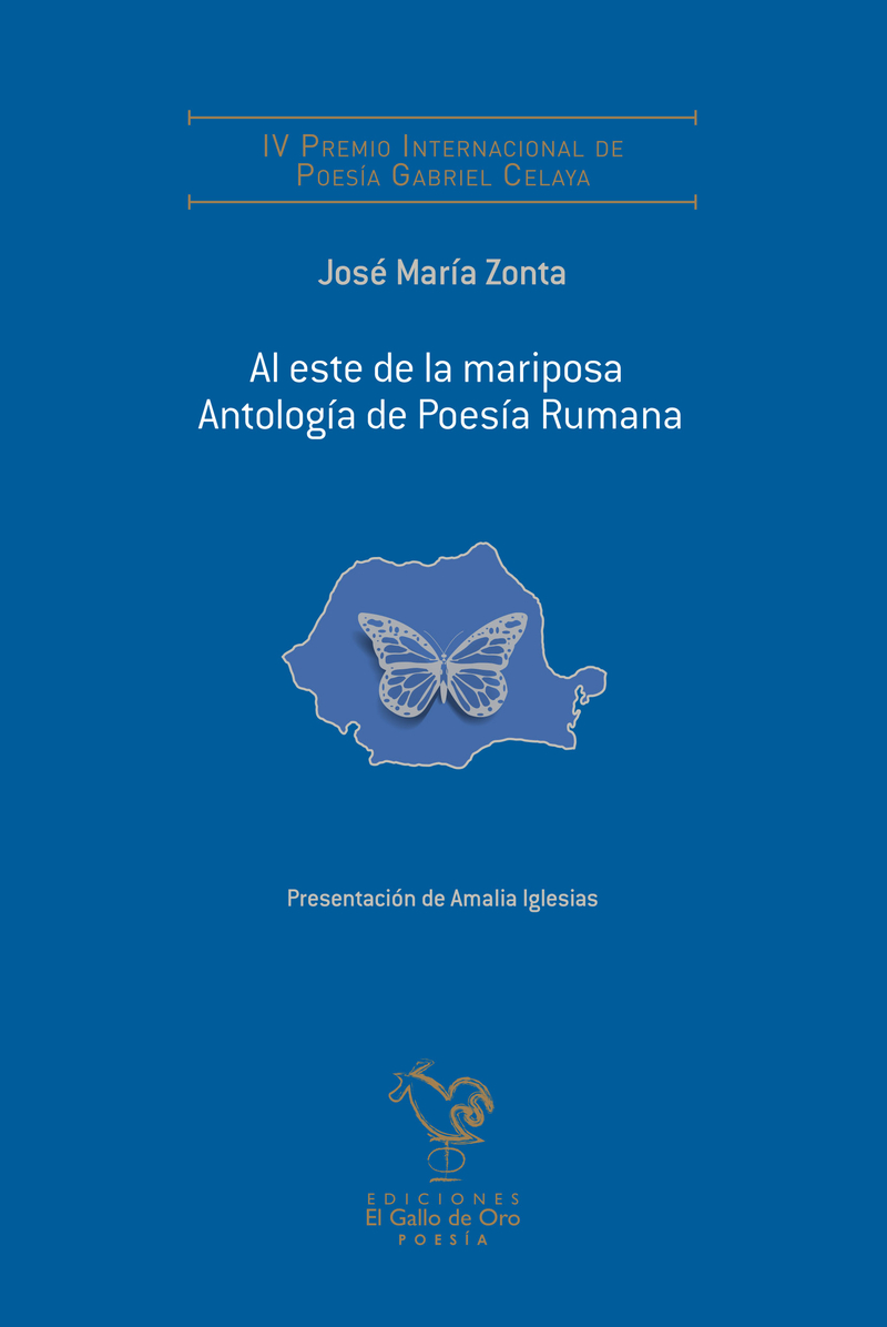 AL ESTE DE LA MARIPOSA. ANTOLOGÍA DE POESÍA RUMANA: portada