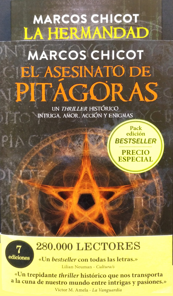 Pack regalo El asesinato de Pitágoras y La Hermandad: portada