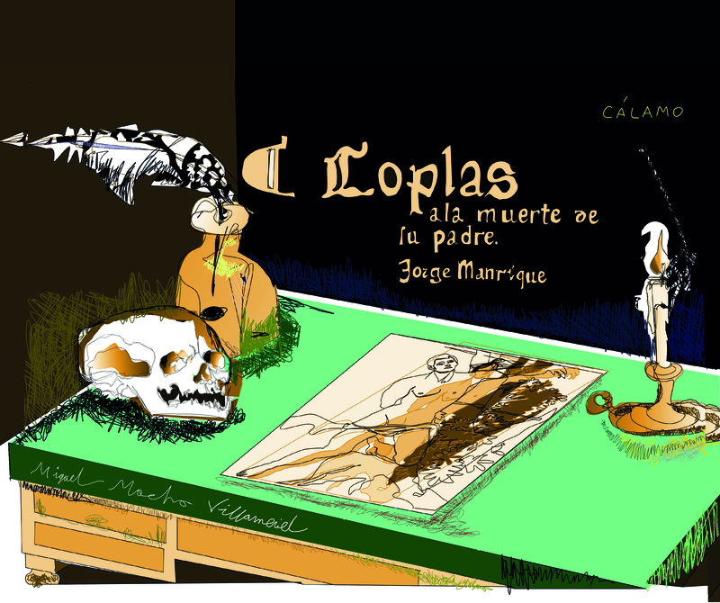 Coplas a la muerte de su padre: portada