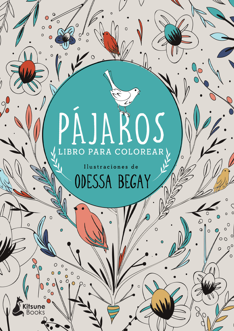 Pájaros Libro para colorear: portada