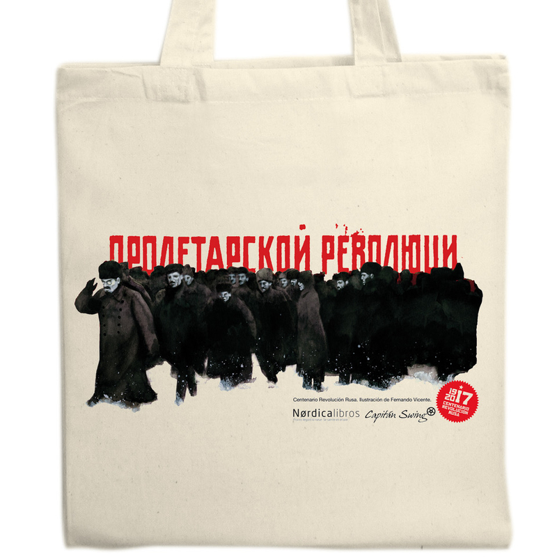 Bolsa  Centenario Revolución Rusa (soldados): portada