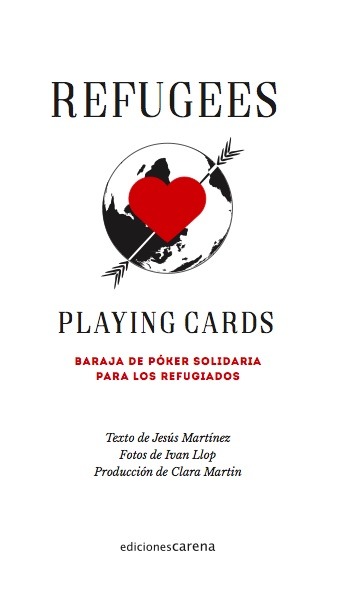 Refugees playing cards: portada