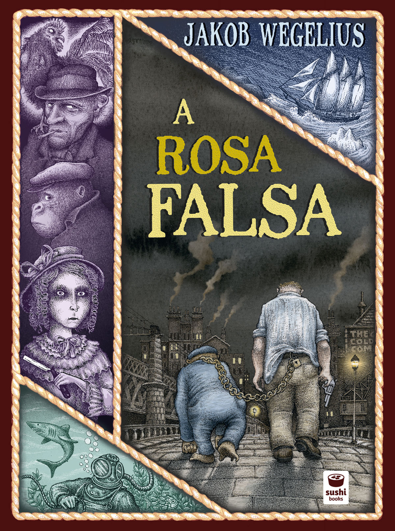 A rosa falsa: portada