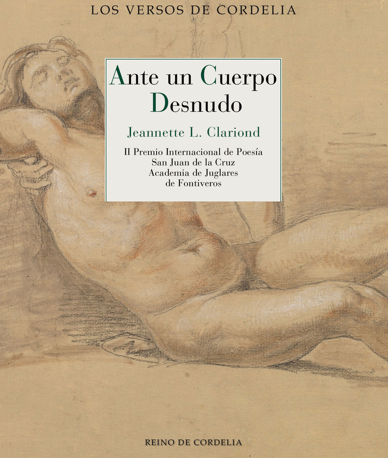 ANTE UN CUERPO DESNUDO: portada