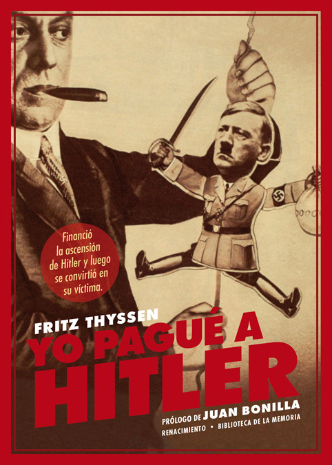 YO PAGUé A HITLER: portada