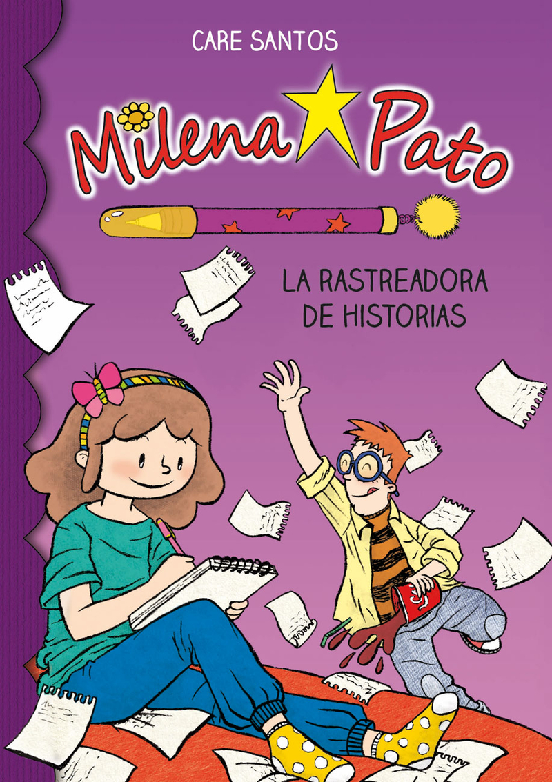 Milena Pato 1. La rastreadora de historias: portada