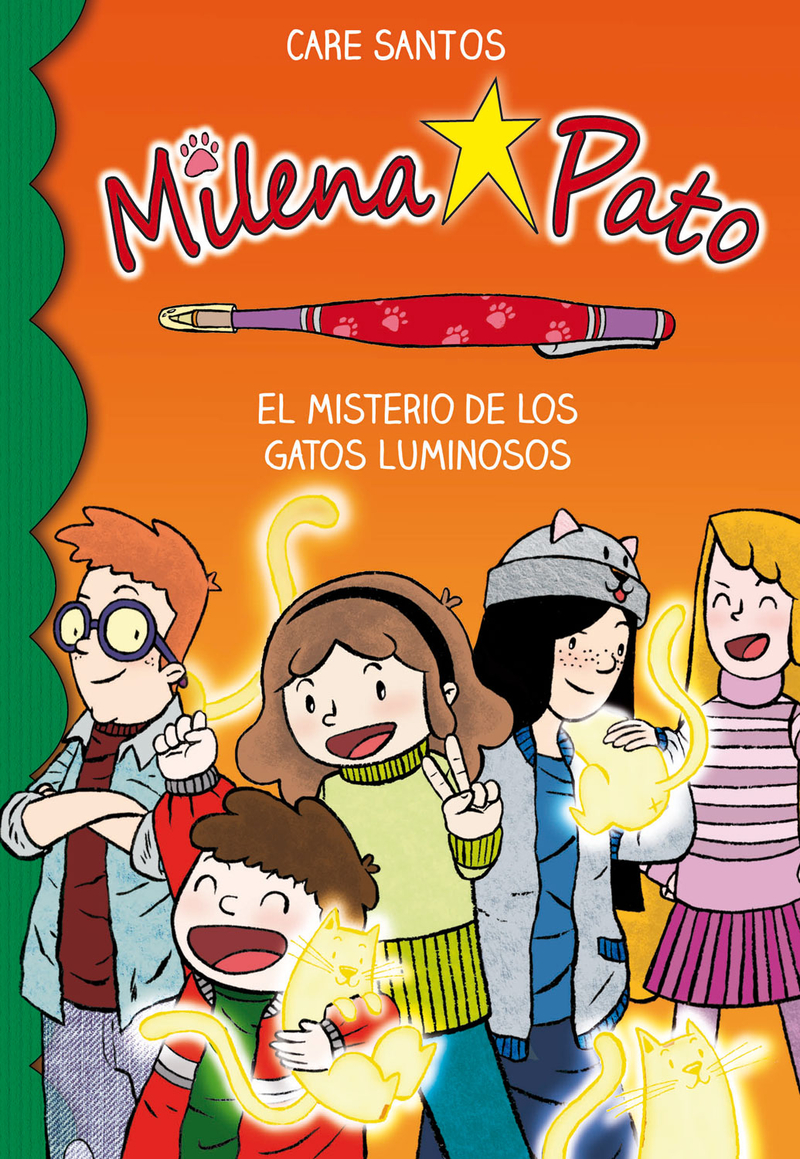 MILENA PATO 5. EL MISTERIO DE LOS GATOS LUMINOSOS: portada