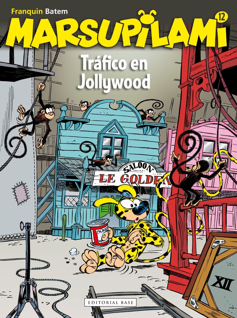 Marsupilami 12. Trfico en Jollywood: portada