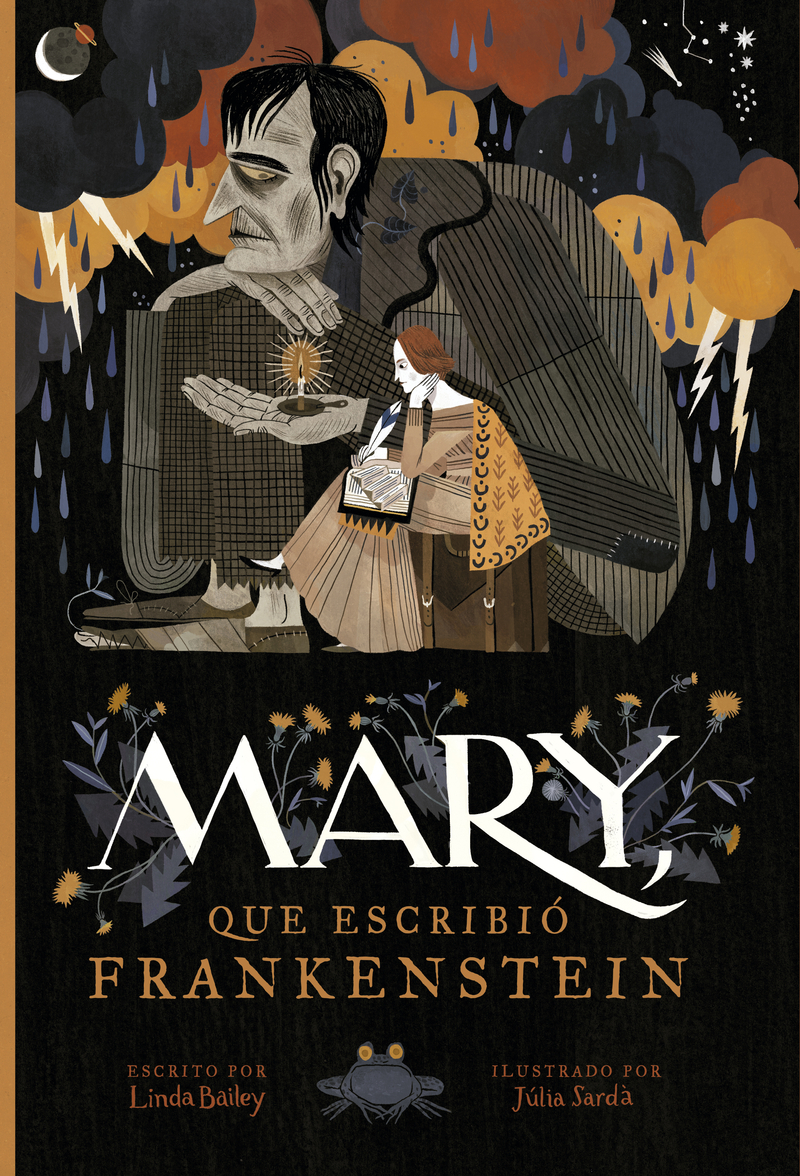 Mary, que escribió Frankenstein: portada