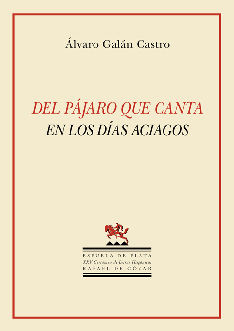 Del pjaro que canta en los das aciagos: portada