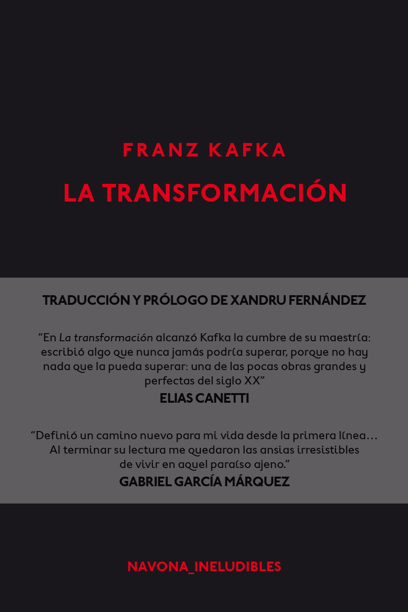 La transformacin: portada