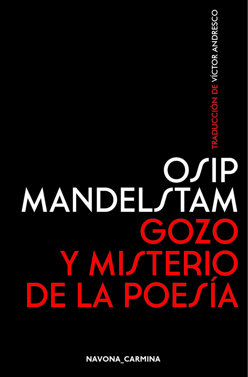 Gozo y misterio de la poesía: portada