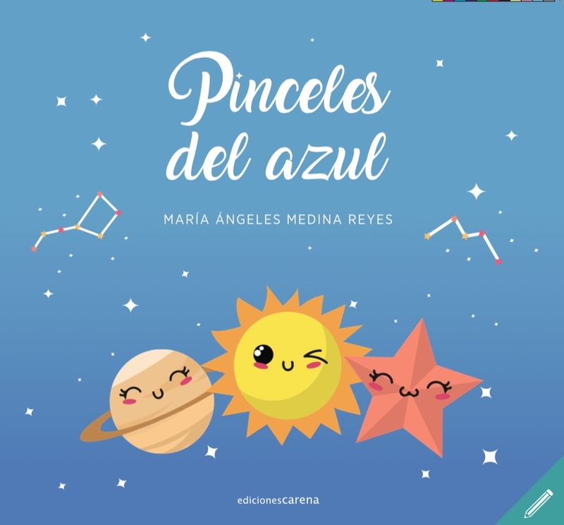 Pinceles del azul: portada