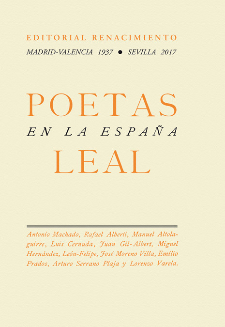 POETAS EN LA ESPAñA LEAL: portada
