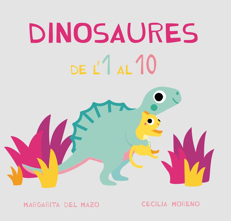 DINOSAURES DE L'1 AL 10: portada