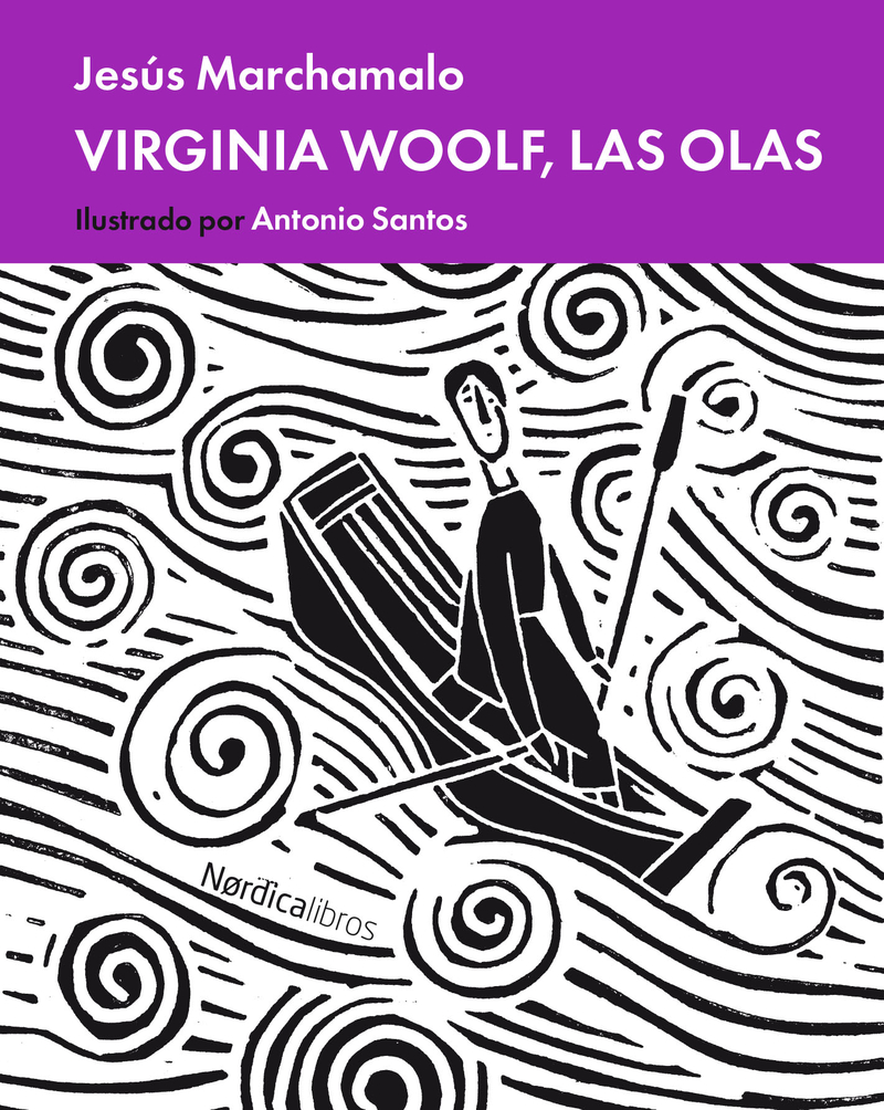 Virginia  Woolf, las olas: portada