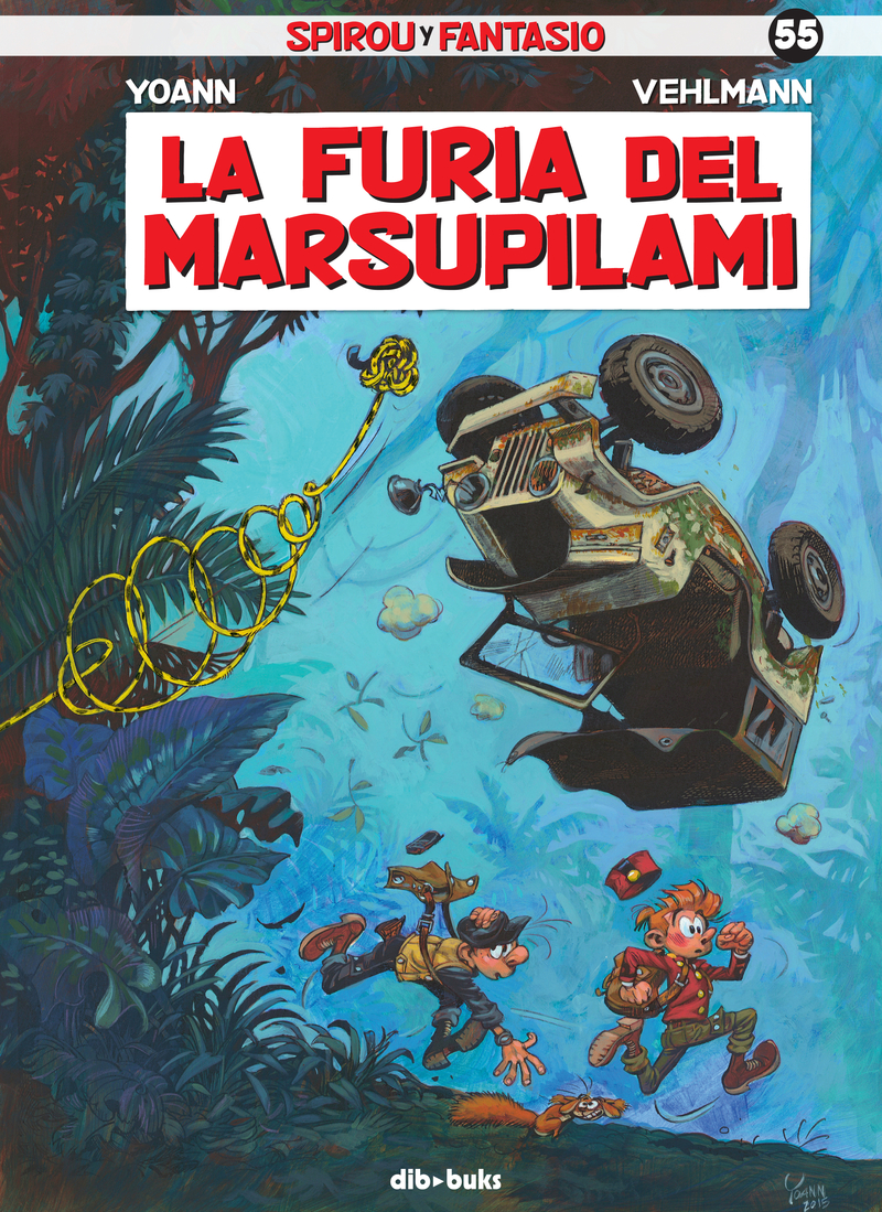 Spirou y Fantasio 55: portada