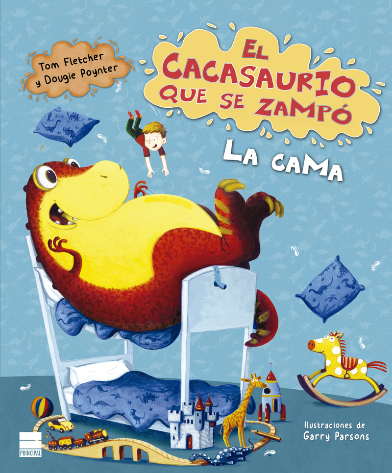 El cacasaurio que se zamp la cama: portada