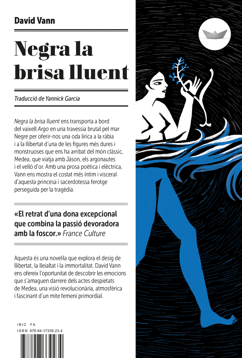 Negra la brisa lluent: portada