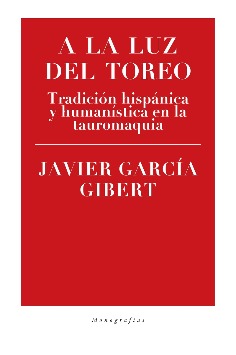 A la luz del toreo: portada