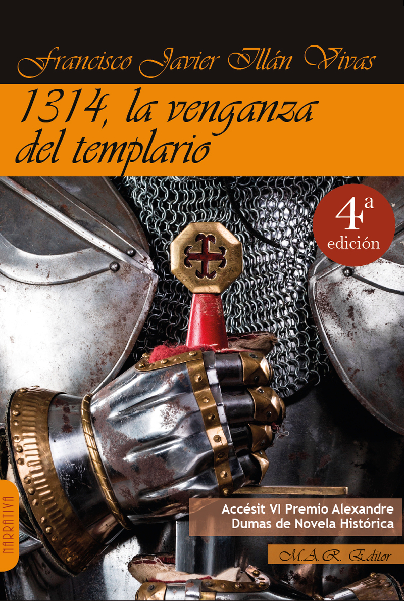 1314, LA VENGANZA DEL TEMPLARIO: portada