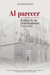 Al parecer: portada