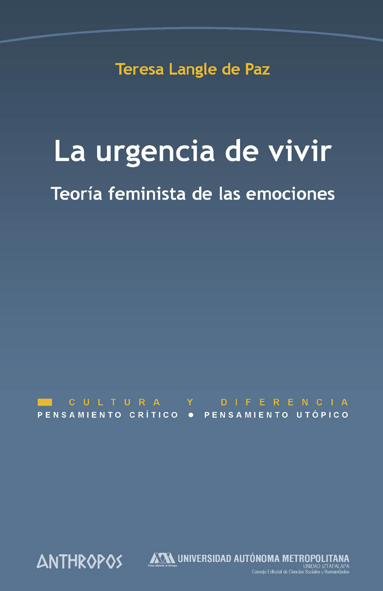 LA URGENCIA DE VIVIR: portada