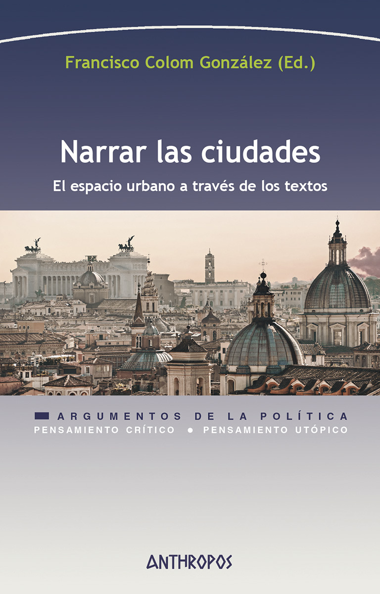 NARRAR LAS CIUDADES: portada