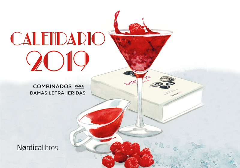 Calendario escritoras y cócteles 2019: portada