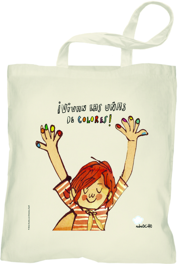 Bolsa ¡Vivan las uñas de colores!: portada