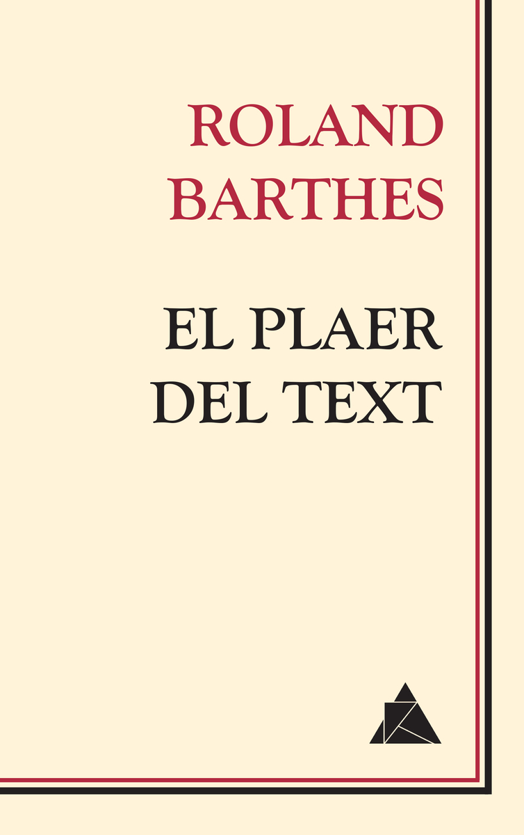 EL PLAER DEL TEXT: portada