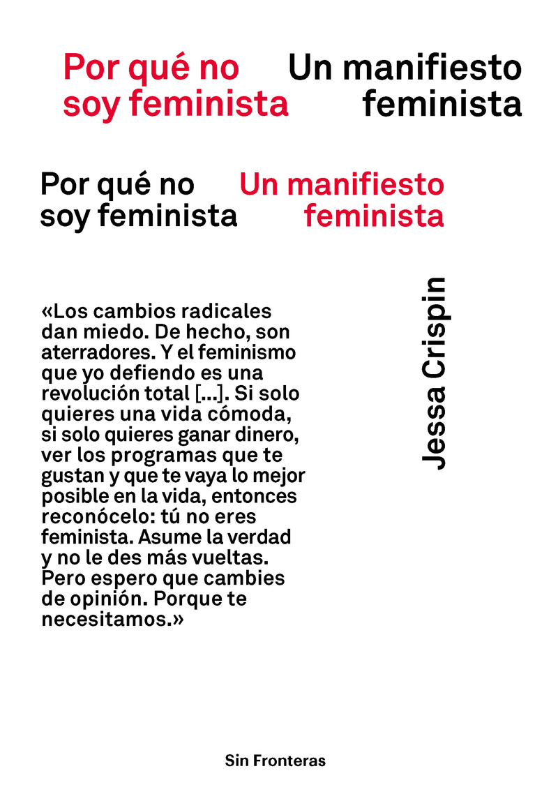 Por qué no soy feminista (NE): portada