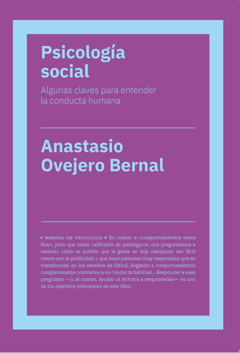 Psicologa social (NE): portada