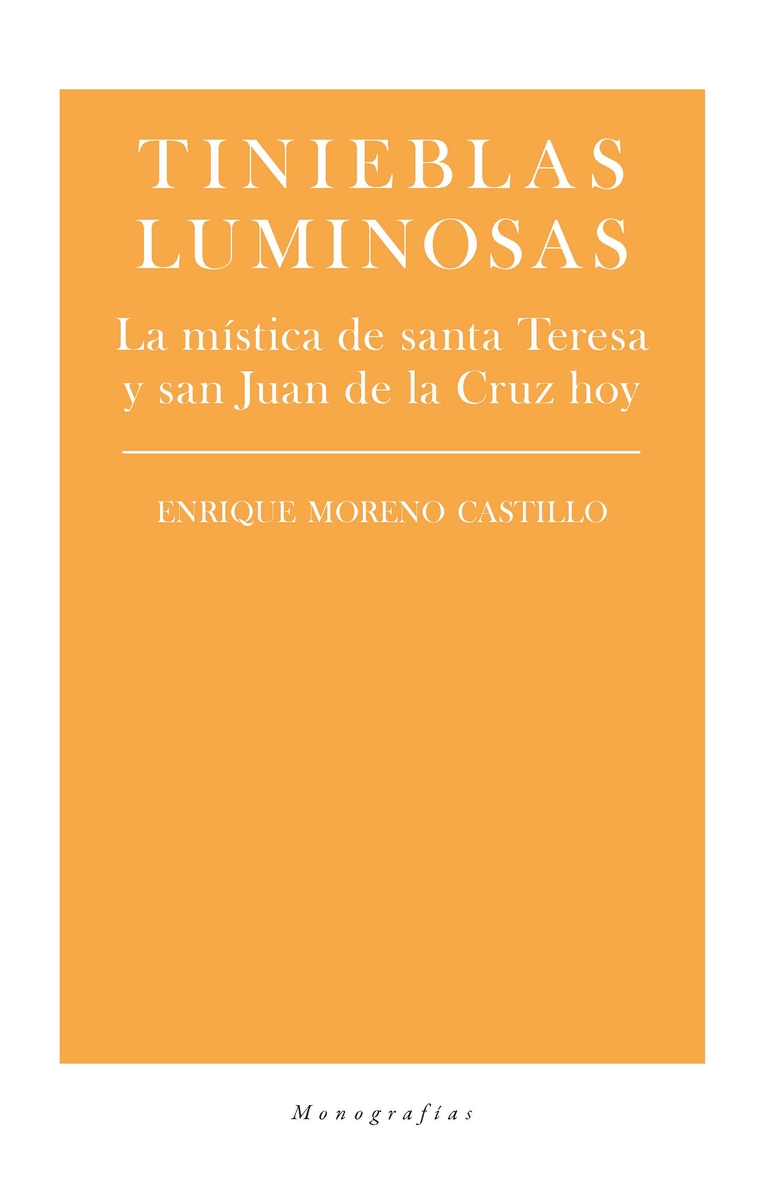 Tinieblas luminosas: portada