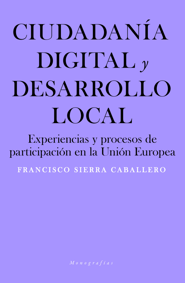 Ciudadana digital y desarrollo local: portada